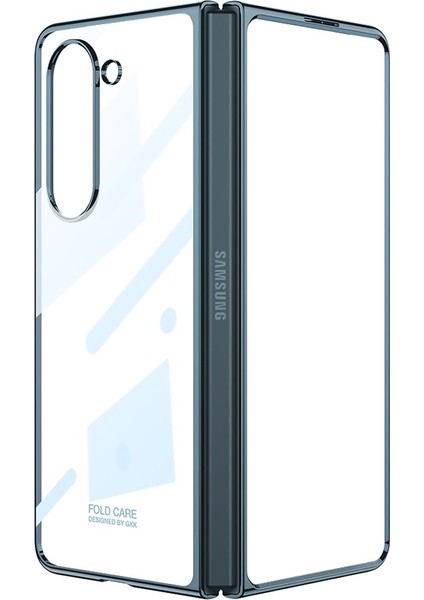 Samsung Galaxy Z Fold 5 Uyumlu Full Camlı Kıpta Kapak Kılıf