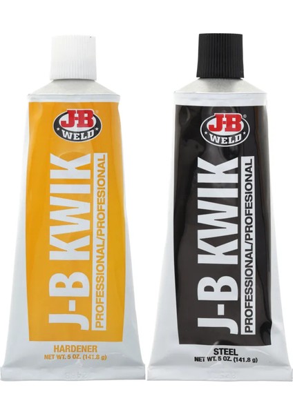 Kwikweld™ Profesyonel Boyut 10 Oz 2 Parçalı Soğuk Kaynak Sistemi Güçlü Epoksi Yapıştırıcı