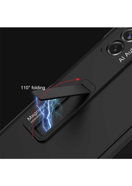 Samsung Galaxy Z Fold 2 Uyumlu Manyetik Z-Stand Kılıf