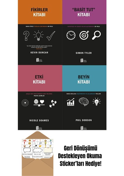 Pratik Başarı Dizisi (4 Kitap Takım) + Okuma Sticker'ları