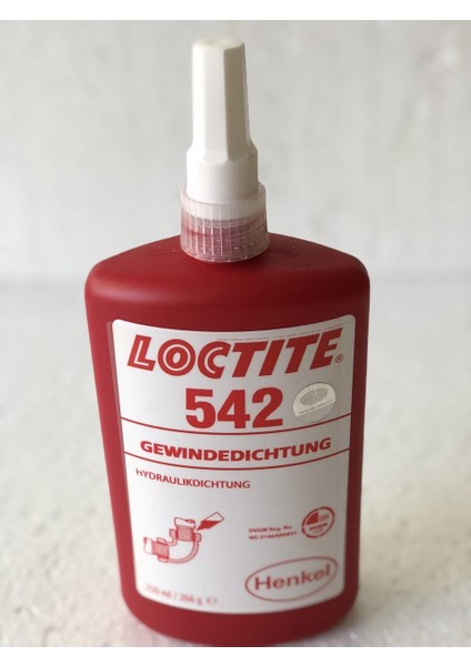 542 Orta Mukavemetli Hidrolik Pnömatik Boru Dişli Sızdırmazlığı 250 Gr/ml