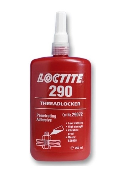 290 Orta-Yüksek Mukavemetli Civata Sabitleyici 250 Gr/ml