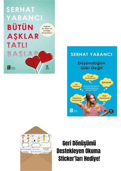 Serhat Yabancı 2 Kitap Set + Okuma Sticker'ları