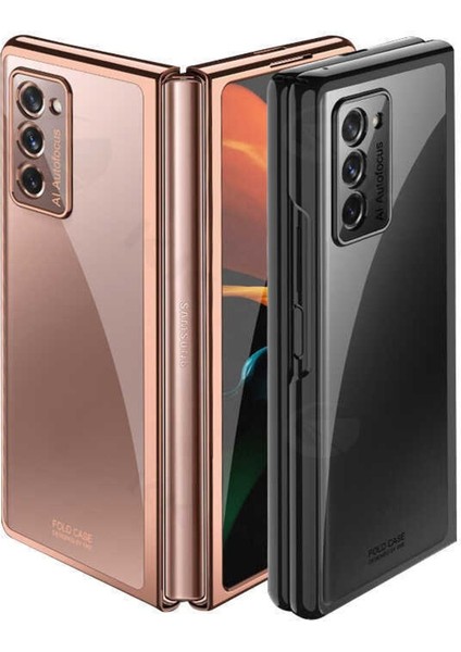 Samsung Galaxy Z Fold 2 Uyumlu Kamera Korumalı Ultra Ince Koruyucu Kıpta Kılıf Siyah fiyatları