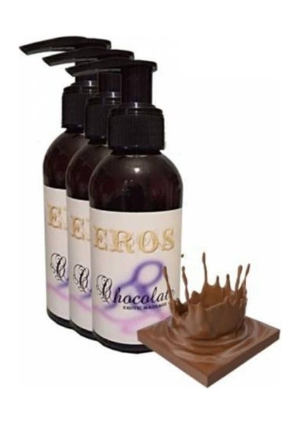 Çikolata Kokulu Masaj Yağı 120 ml 3 Adet