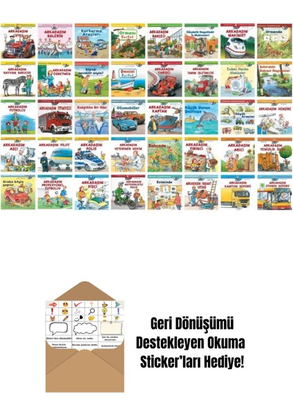 Okul Öncesi Dünyayı Öğreniyorum Hikaye Seti 40 Kitap + Okuma Sticker'ları
