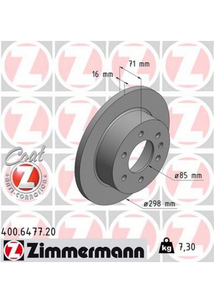 Fren Diski Arka Mercedes Sprinter B906 B907 B910 . Vw Crafter 30-35-50 Dpmah