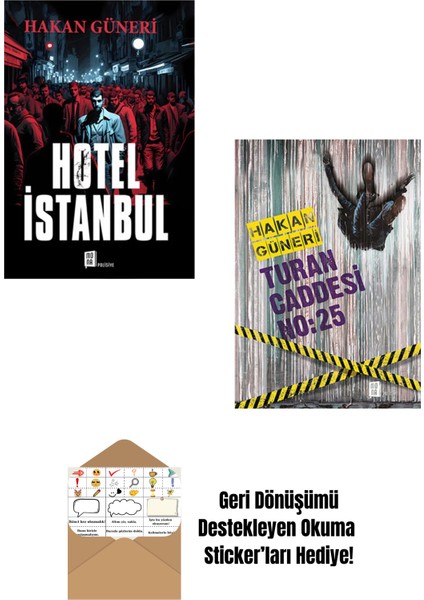 Hakan Güneri 2 Kitap Set + Okuma Sticker'ları