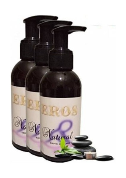 Hologramlı Aromaterapi Natural Massage Oil 120 ml Kokusuz Masaj Yağı 3 Adet