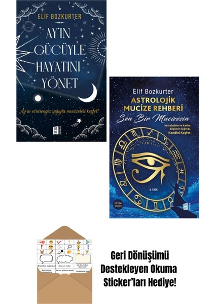 Elif Bozkurter 2 Kitap Set + Okuma Sticker'ları