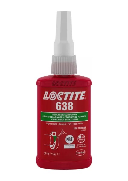 638 Yüksek Mukavemetli Civata Sabitleyici 50 Gr/ml