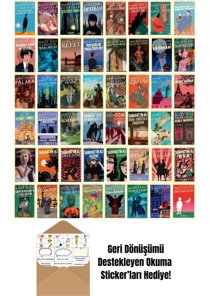 Iş Bankası Türk Edebiyatı Klasikleri 48 Kitap Full Set + Okuma Sticker'ları