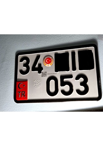 Plaka Tr Motosiklet Için Tasarlanmış Alüminyum Malzeme Motor Plaka Tr Sticker fırsatları