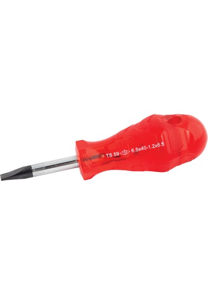 Izeltaş 4110 Kraft Seri Düz Uçlu Topaç Tornavida (6X40)