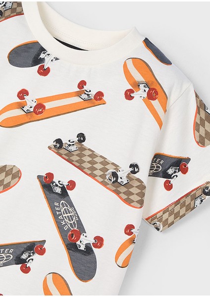 04-10 Yaş Erkek Çocuk Mayoral Skater Tshırt - Çok Renkli fiyatları