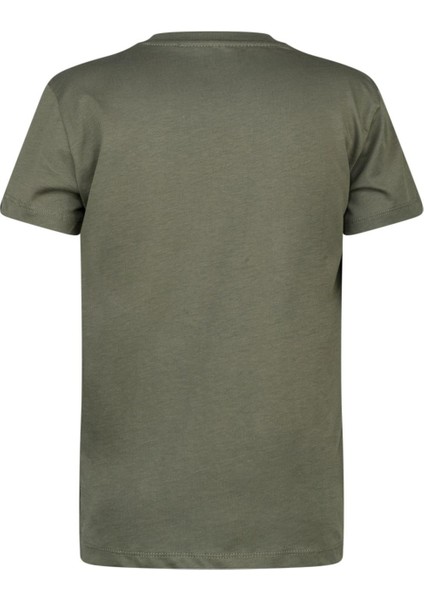 Aja Çocuk Baskılı T-Shirt Haki 214 fırsatları