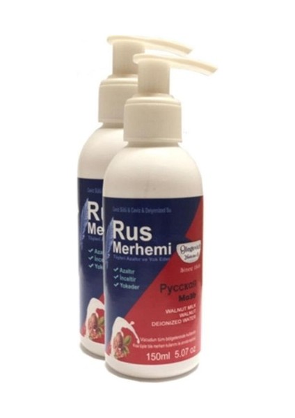 Rus Merhemi Tüy Dökücü Krem Merhem 150 ml 2 Adet