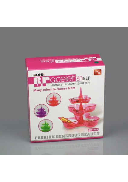 Beyaz 3 Katlı 6 Parçalı Masaüstü Takı ve Kalemlik Rafı modelleri