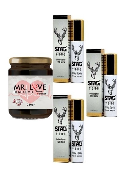 Mrlove Ginsengli 250 gr ve Spray 3 Adet