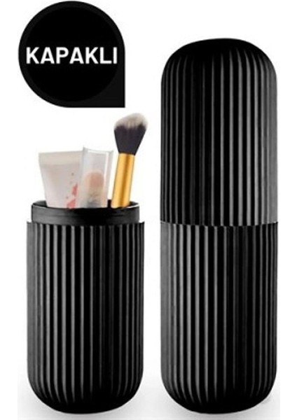 Siyah Çok Amaçlı Saklama ve Organizer Kutusu, Banyo ve Seyahat İçin Uygun modelleri