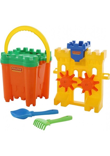Kale ve Kum Değirmenli Kürek ve Tırmık Plaj Setli