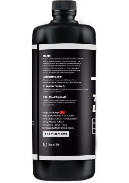 L-Carnitine 1000 ml 4000 mg - Mango Aroma
