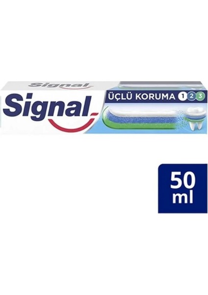 Üçlü Koruma Diş Macunu 50 ml