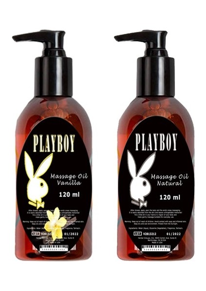 Massage Oil Natural And Vanilla Fragrances 120 ml Kokusuz ve Vanilya Kokulu Vücut Masaj Yağı