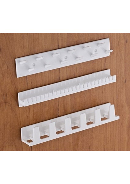 Beyaz takı ve aksesuar organizer askısı, 9 parçalı, dayanıklı plastik materyal fiyatları