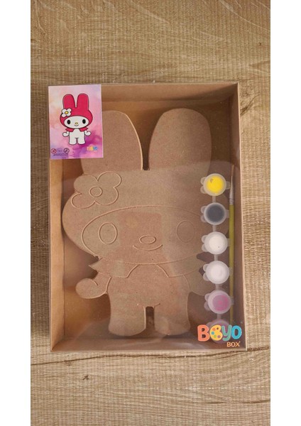 Boyobox Mymelodi Ahşap Boyama Kiti