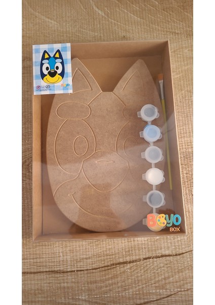 Boyobox Bluey Ahşap Boyama Kiti