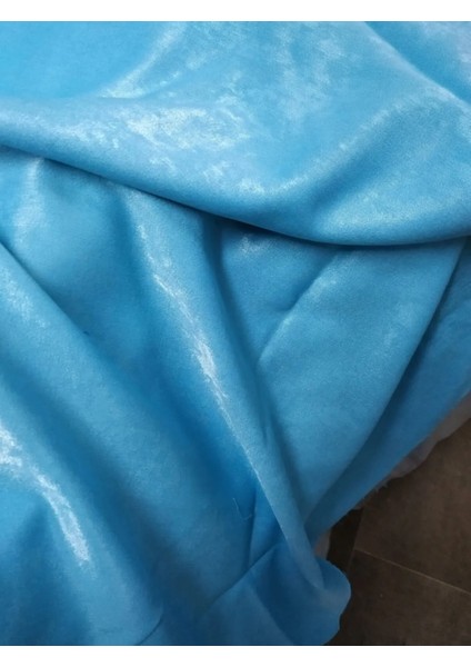 Çocuk Odası Fon Perde - Turkuaz - Pilesiz Düz Dikim - T160 fiyatları