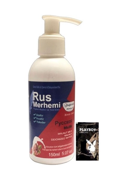 Rus Merhemi Blue Glegnid 150 ml Cevizli & Ceviz Sütlü Rus Merhemi Tüy Kremi - Jel