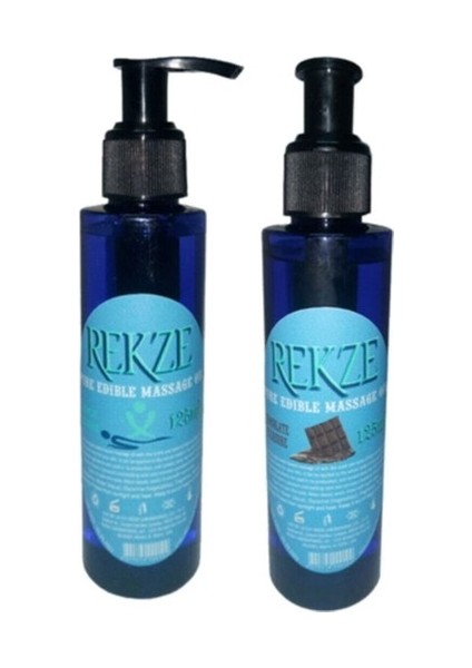 Sade ve Çikolata Aromalı Masaj Yağı 125 ml x 2 Adet