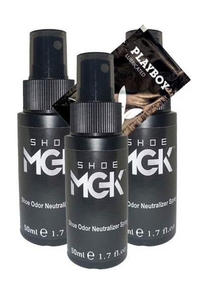 Shoe Snmp20319 Mgk 3Tane Birden 50 ml Ölçek Ayakkokusuna Ve Ayakkabılara Bakım Spreyi + Yanında Jel