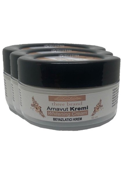 Whitening Cream 3 Adet Arnavut Kremi 50 ml Kremi ile 120 ml - Playboy Masaj Yağı fiyatları