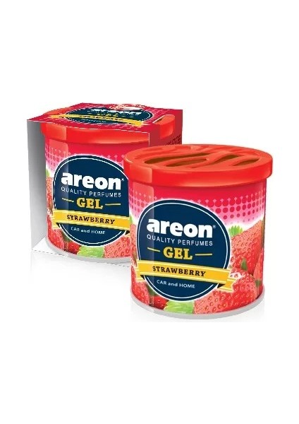 Gel Can Strawberry Bardaklik Oto Araç Kokusu