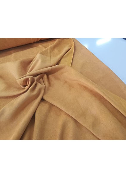 Düz Fon Perde - Hardal - Pilesiz Düz Dikim - T18745 modelleri