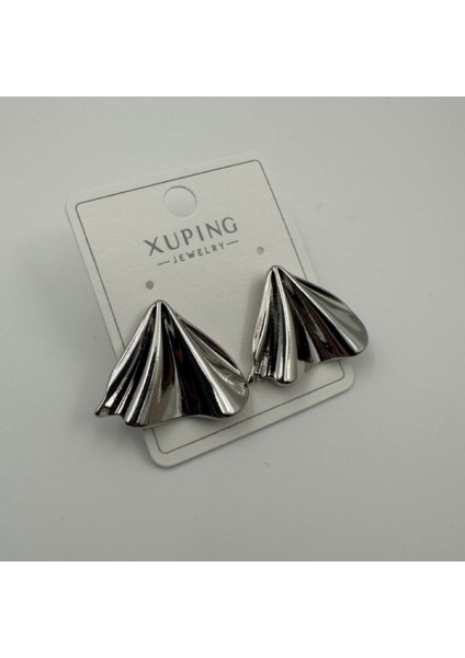 XUPING Gümüş Renkli Paslanmaz Çelik İstiridye Kadın Küpe fırsatları