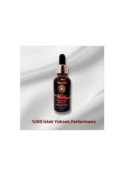 Xir Ginseng Uyarıcı Aşk Arttırıcı Performance Arttırıcılı 30 ml x 3 Adet fiyatları
