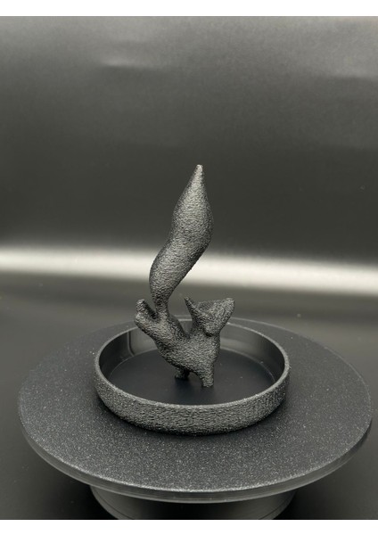 Mini takı standı seti, 3D baskı, siyah ve beyaz, plastik, 2 parça