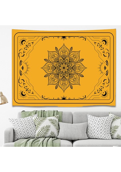 Mandala Uzay Ay Yıldız Duvar Örtüsü Duvar Halısı Duvar Sanatı Duvar Dekorasyonu Dekoratif Tapestry