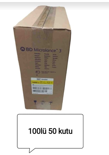 Microlance Mezoterapi İğnesi 30 gr 0,3 x 13 mm 50 Kutu 100 Adet
