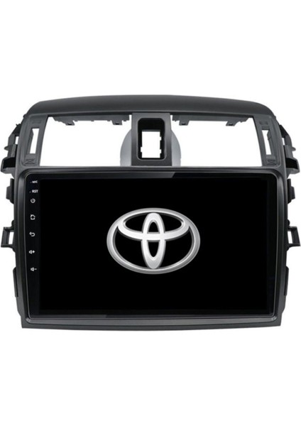 Toyota Corolla 2006-2013 Android Multimedya Carplay 4GB/64GB 9 Inc Hd IPS Ekran Park Kamera Hediye
