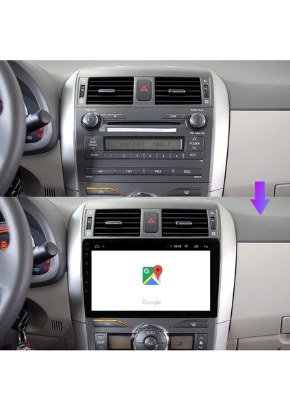 Toyota Corolla 2006-2013 Android Multimedya Carplay 4GB/64GB 9 Inc Hd IPS Ekran Park Kamera Hediye indirimleri