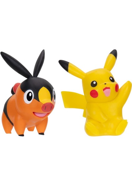 Battle Figür 2'li Seti Pikachu Tepig