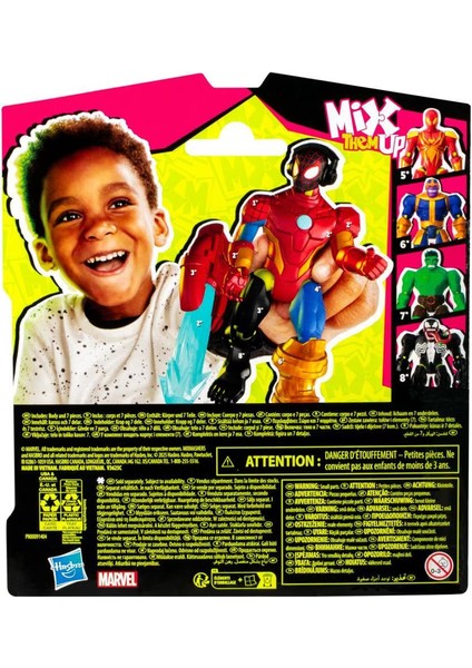 Mixmashers Karıştır ve Eşleştir Aksiyon Figürü Miles Morales F9205