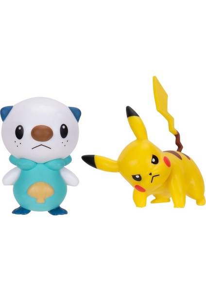 Battle Figür 2'li Seti Pikachu Oshawott
