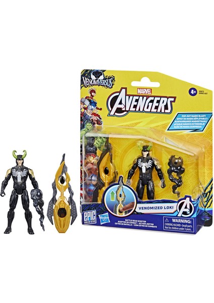 Avengers Venomversus Epic World Of Action Venomized Loki G0892