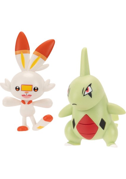 Sürpri̇z Atak Oyun Seti̇ S1 Larvitar ve Scorbunny modelleri
